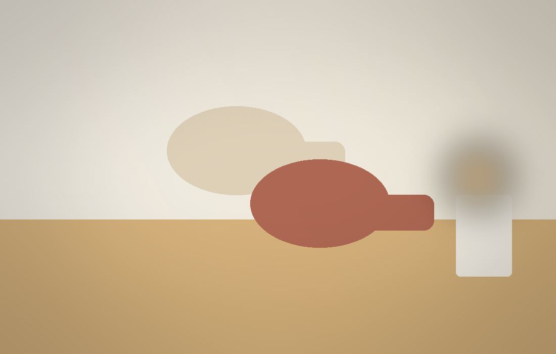 Hands on a warm wooden practice table with a candle